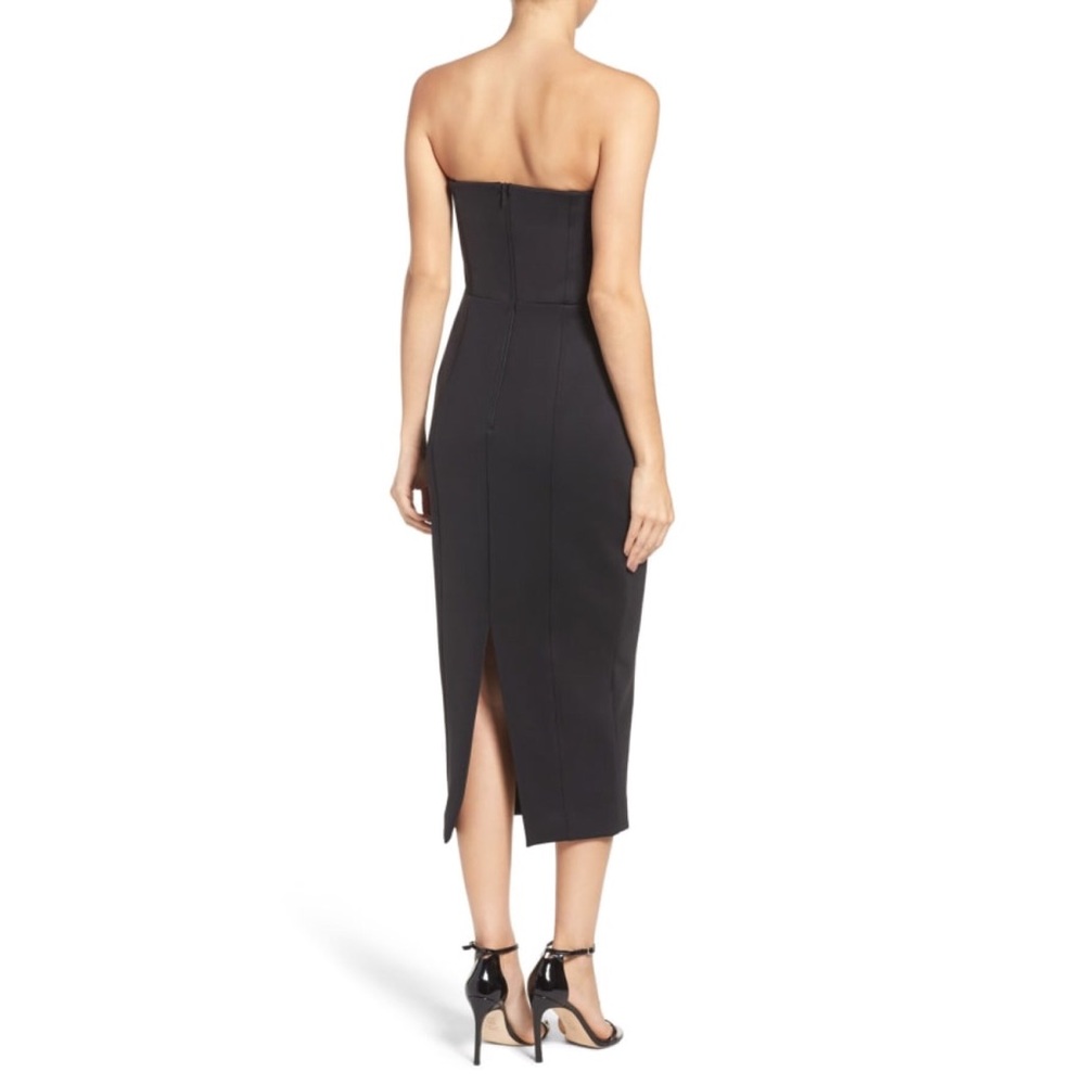 MISHA COLLECTION Gabrielle Black Bustier Dress NWT - Picture 4 of 5